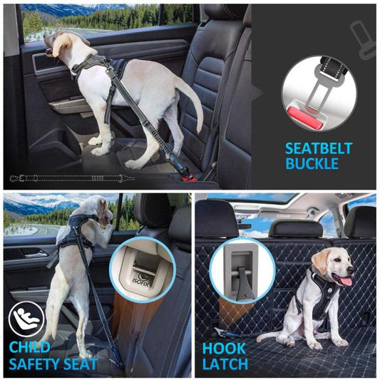 Pet Elastic Seat Belt - Car/Truck