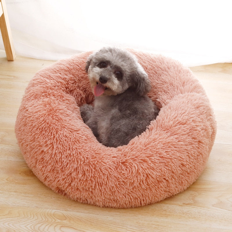 Plush Calming Pet Bed